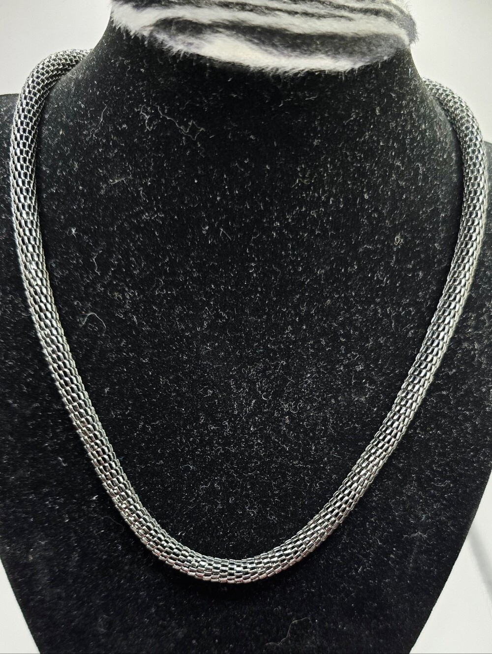 Unbranded Black Popcorn Chain Necklace Goth Alt